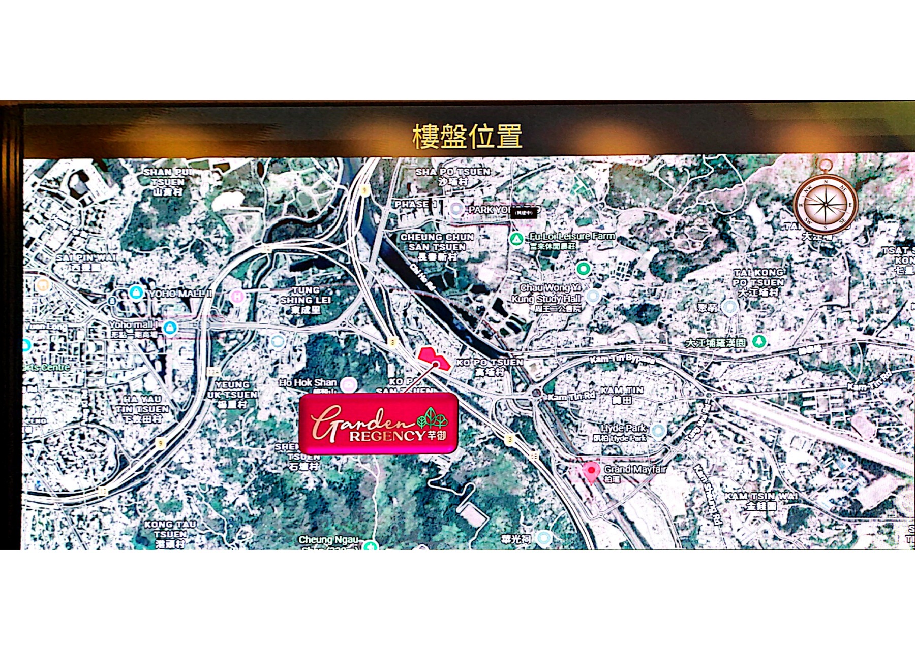 芊御區域地圖示意